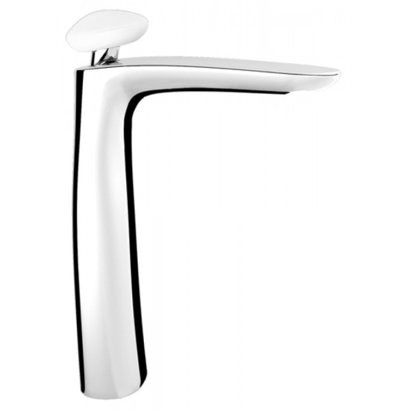Miscelatore mocomando lavabo alto fir italia synergy stone 95 altezza 33 cm senza scarico
